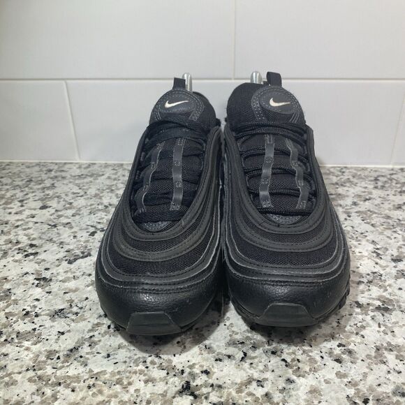 Nike Air Max 97 Mens Size 8 Black Athletic Running Shoes Sneakers 921826-015 - Picture 2 of 8